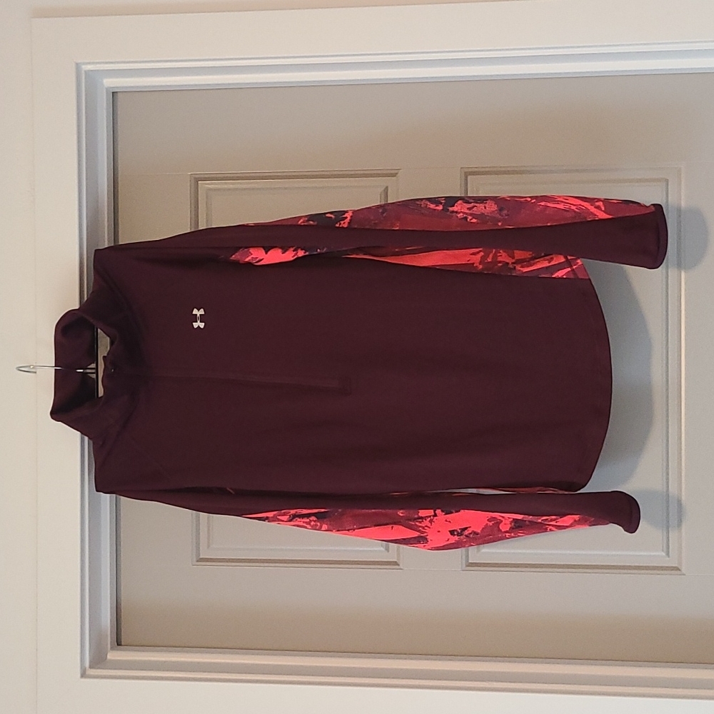 🔴 Under Armour Coldgear 3/4 zip pullover